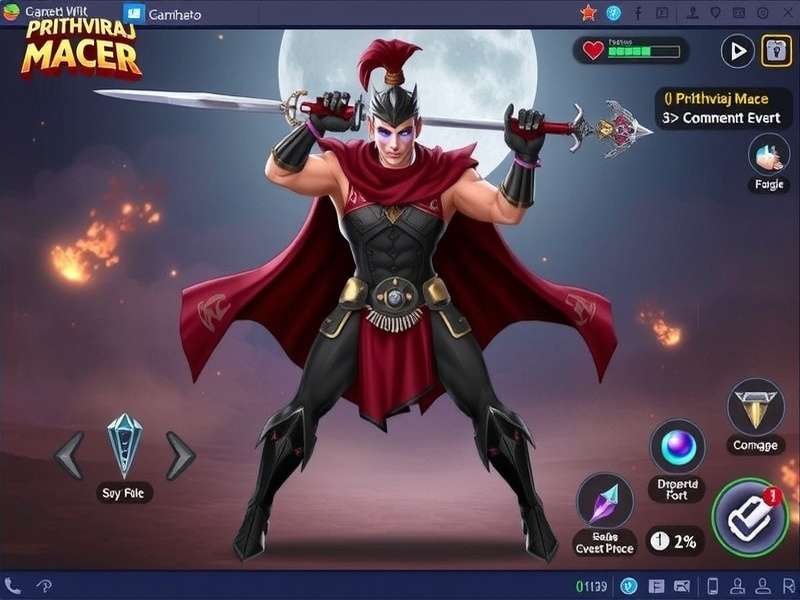 Prithviraj Mace Hero Game Screenshot